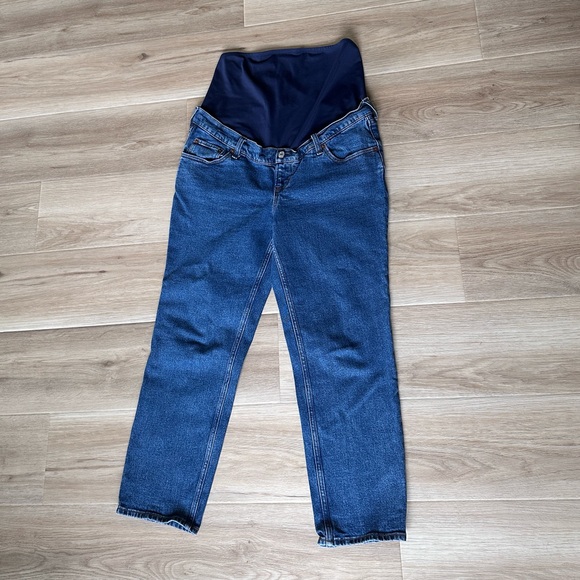 Abercrombie & Fitch Denim - Abercrombie ankle straight maternity jeans